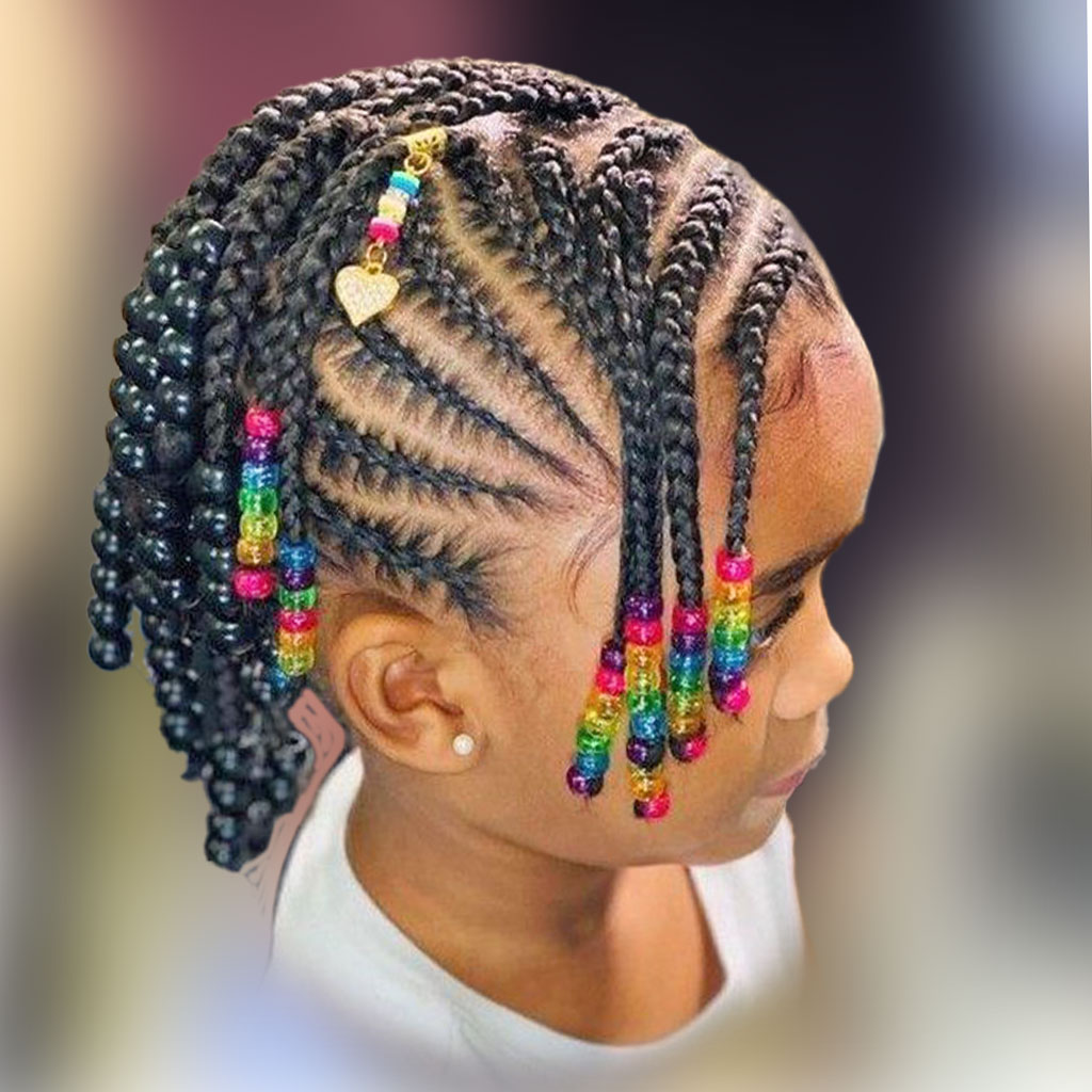 Kids braids hairstyle