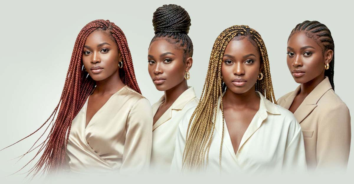 Fofana Express Hair Braiding website visual preview