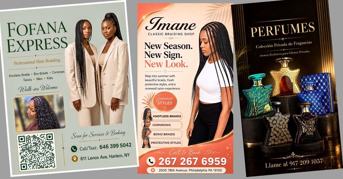 PrintExpress Digital Studio storefront branding work